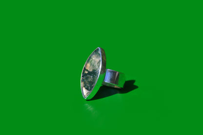 Moss Agate Ring