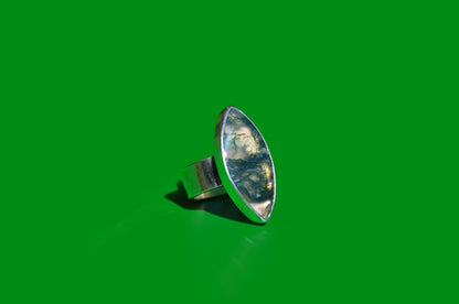 Moss Agate Ring