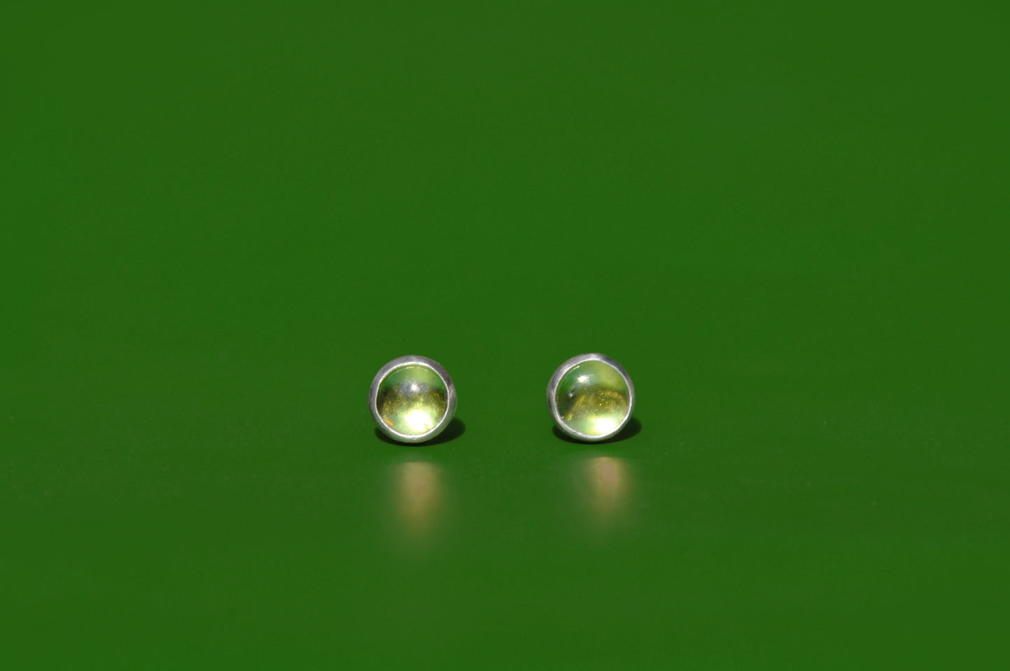 Peridot Birthstone Studs