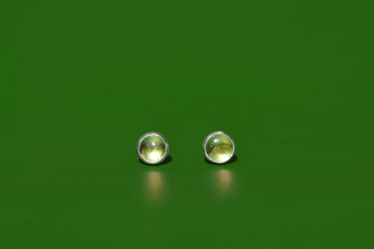 Peridot Birthstone Studs