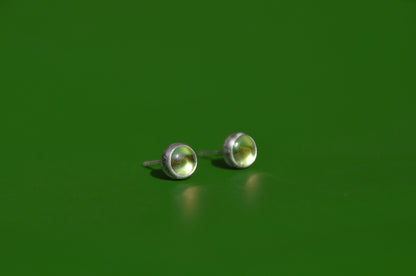 Peridot Birthstone Studs