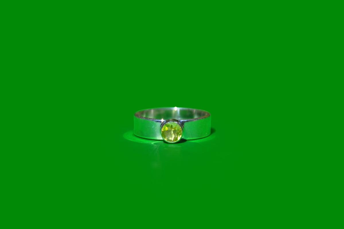 Peridot Birthstone Ring