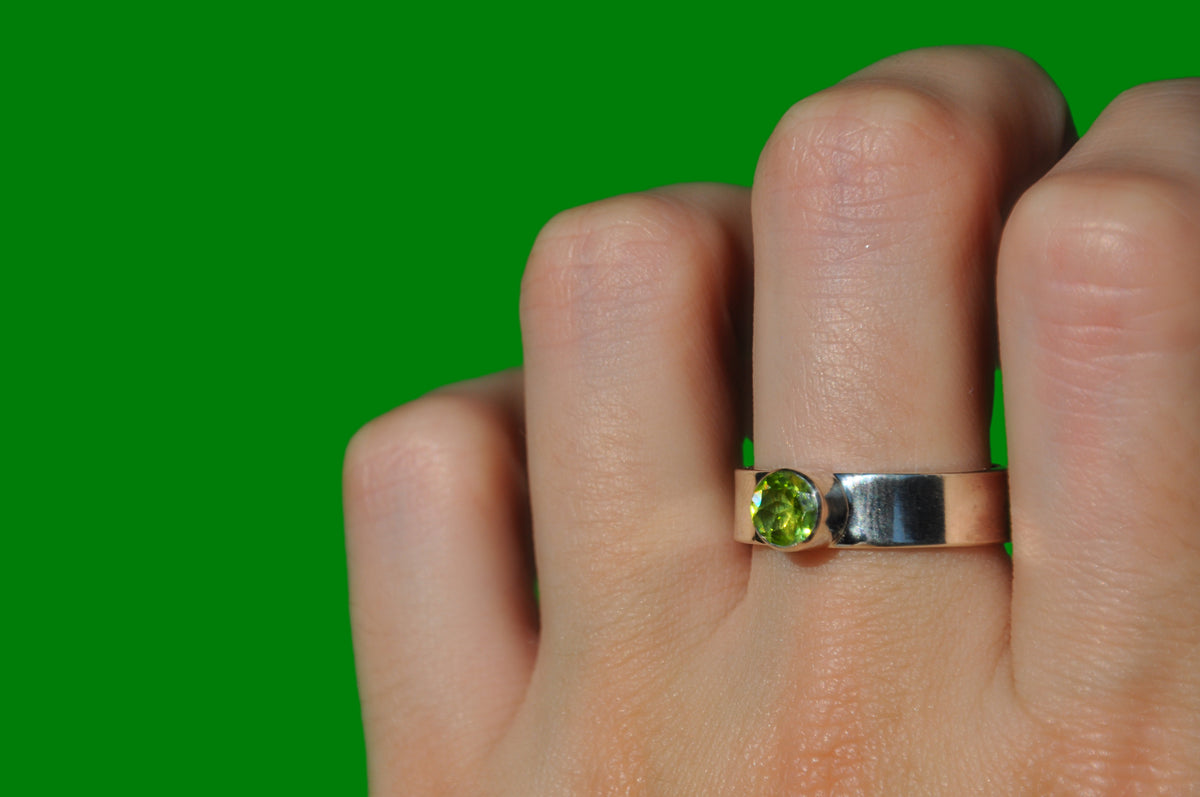 Peridot Birthstone Ring