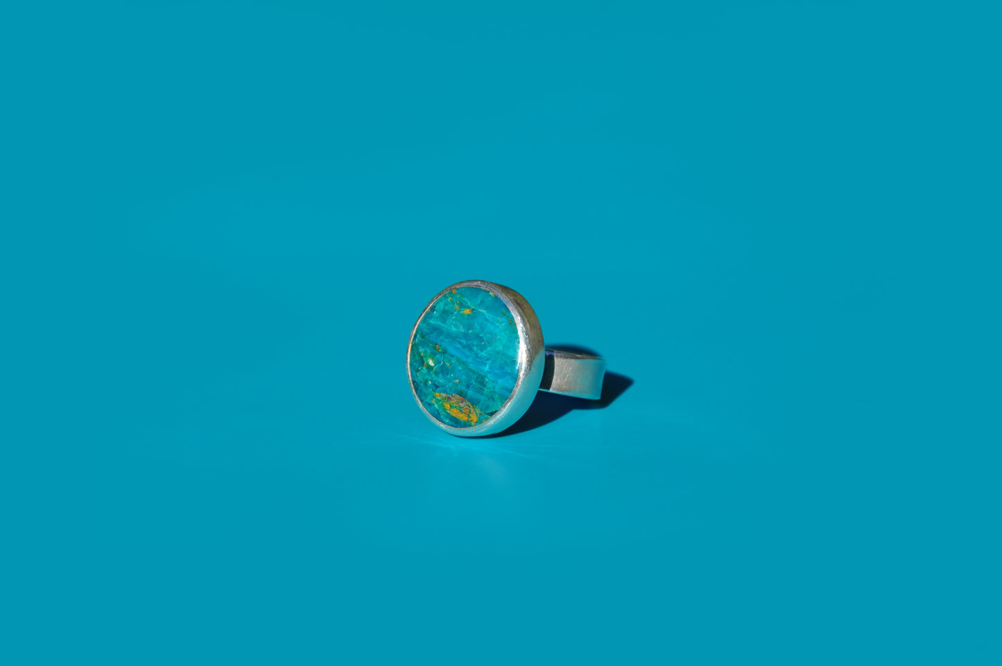 Peruvian Blue Opalina Ring