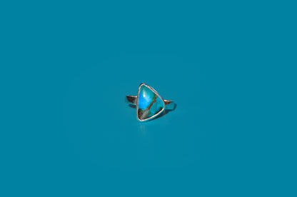 Peruvian Blue Opal Ring
