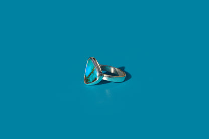 Peruvian Blue Opal Ring
