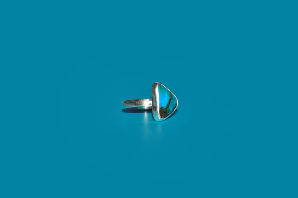 Peruvian Blue Opal Ring