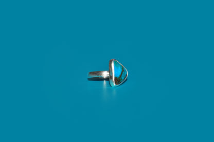 Peruvian Blue Opal Ring