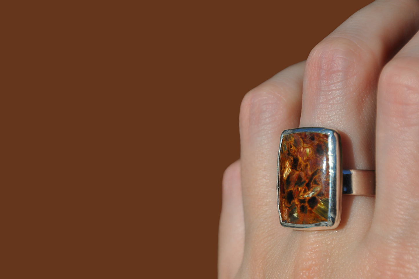 Pietersite Ring