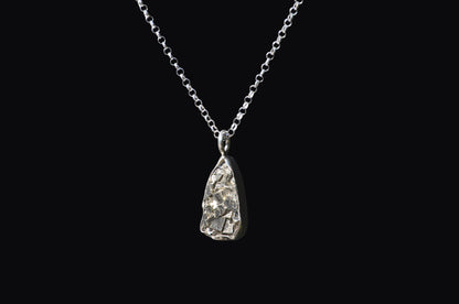 Pyrite Druzy Pendant Necklace