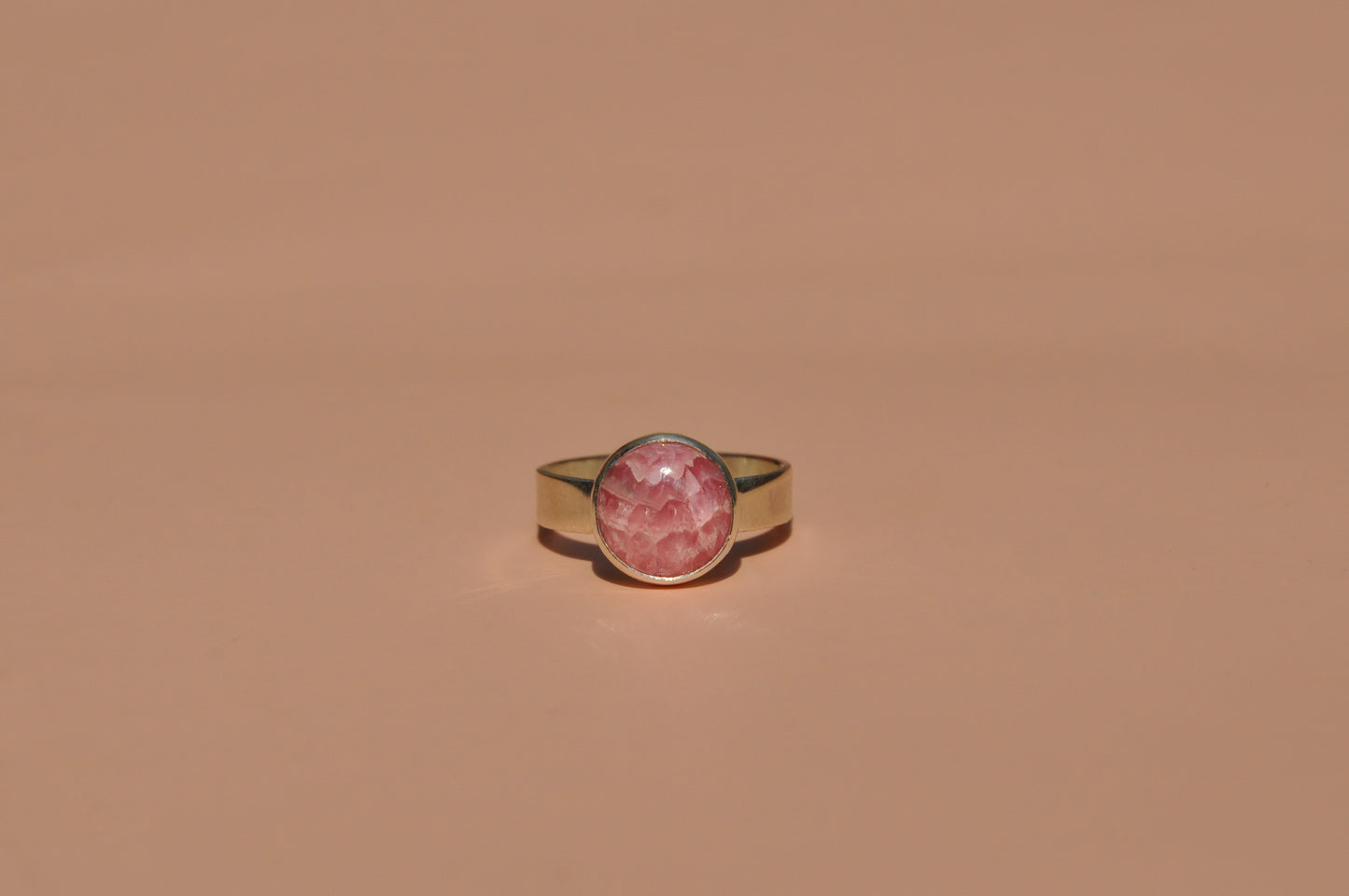 Rhodochrosite Ring