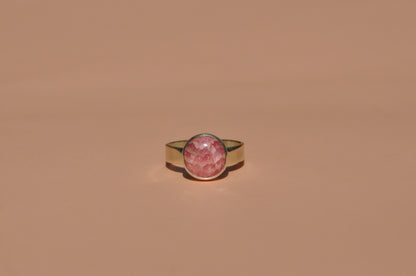 Rhodochrosite Ring