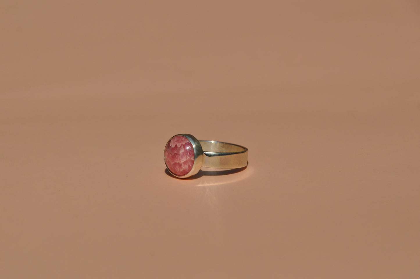 Rhodochrosite Ring