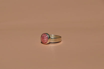 Rhodochrosite Ring
