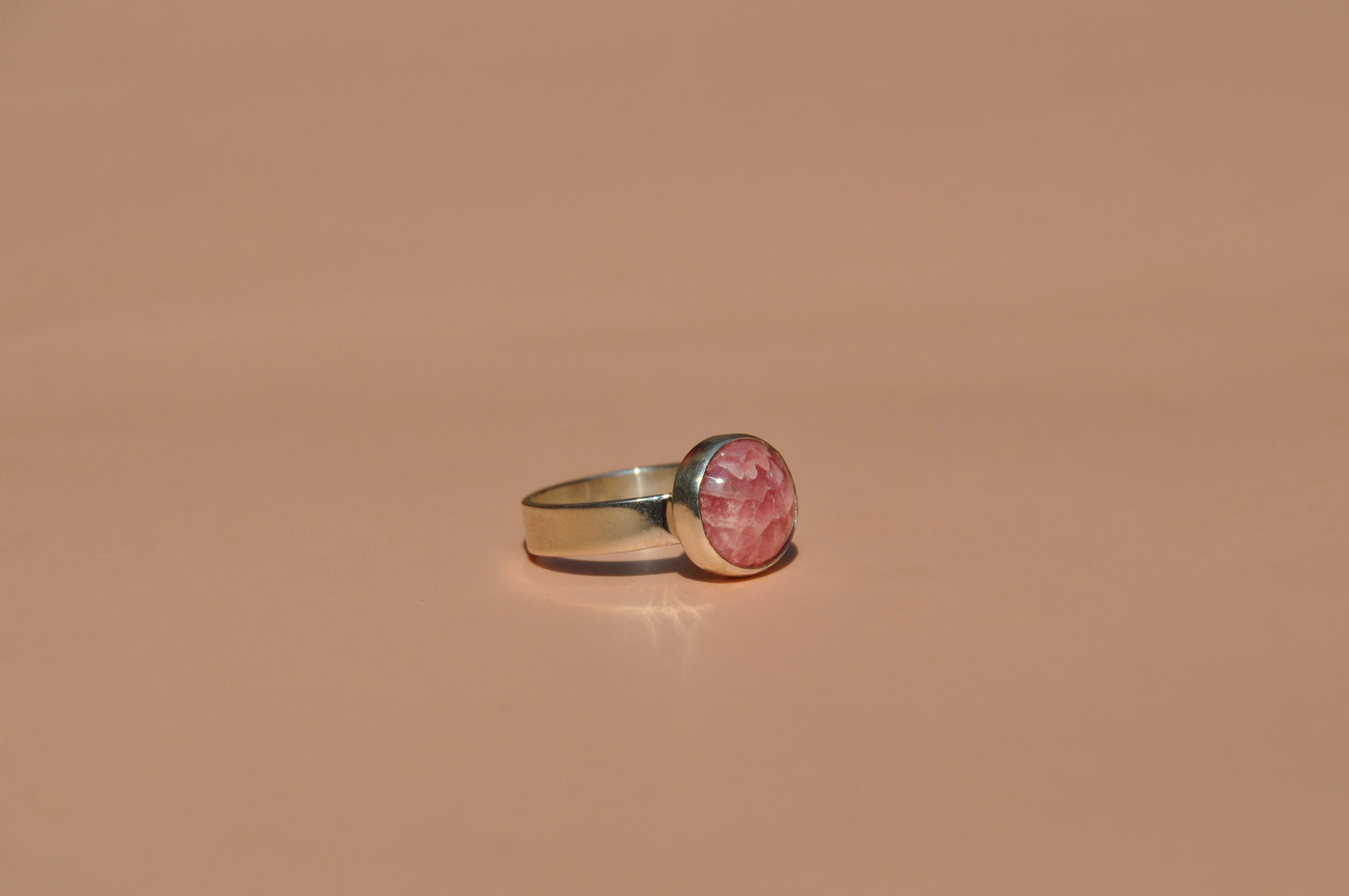 Rhodochrosite Ring