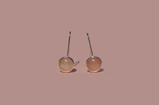 Rose Quartz Earrings