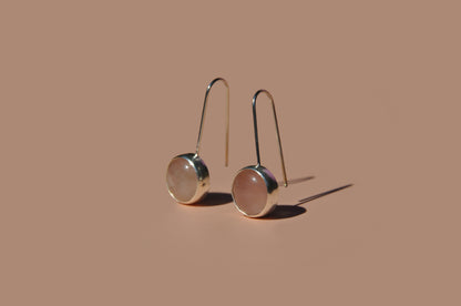 Rose Quartz Earrings