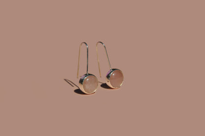 Rose Quartz Earrings