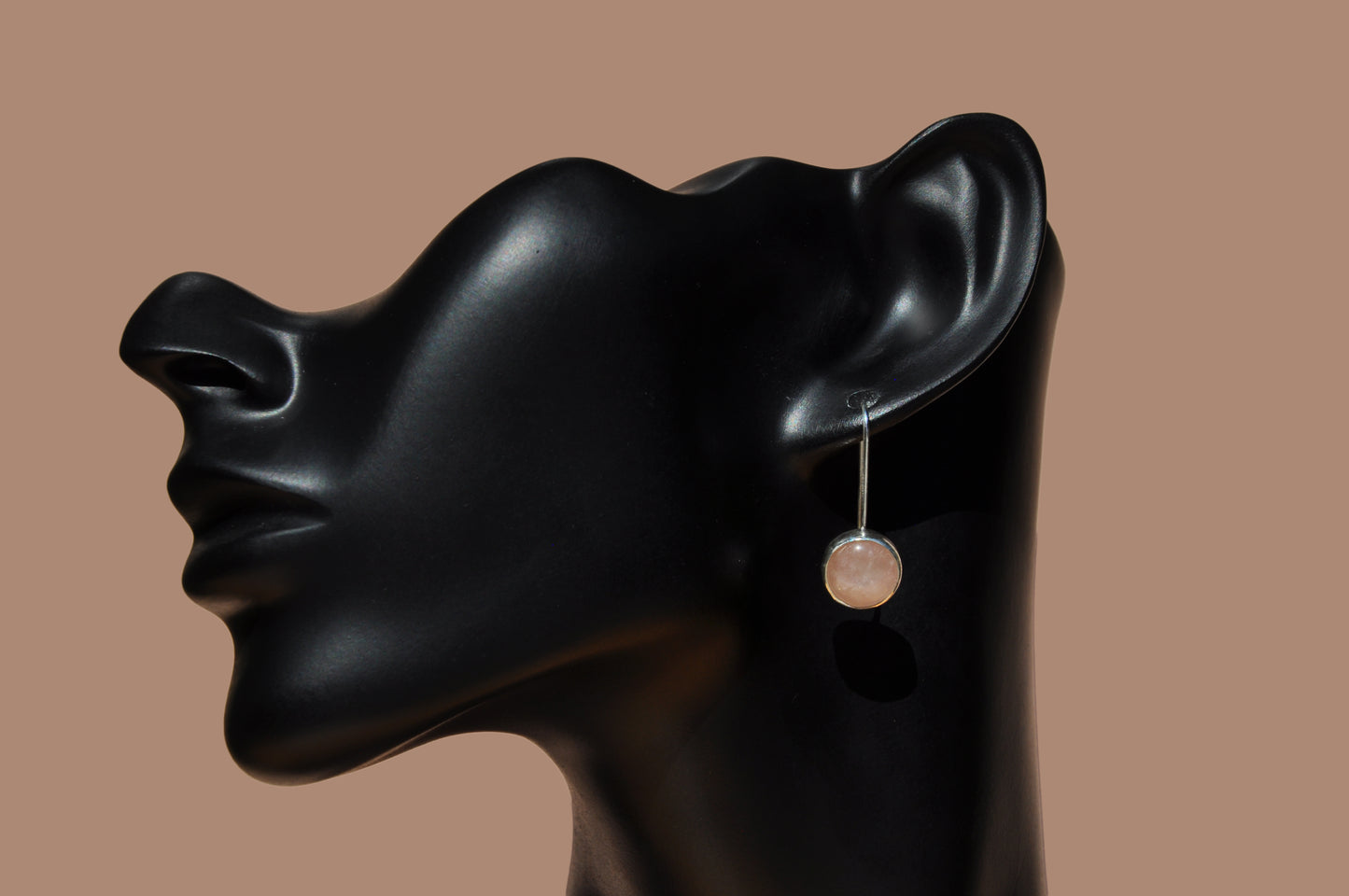 Rose Quartz Earrings