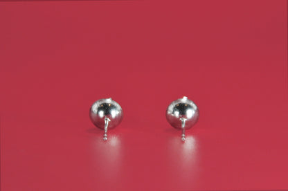Rose Quartz Roller Stud Earrings