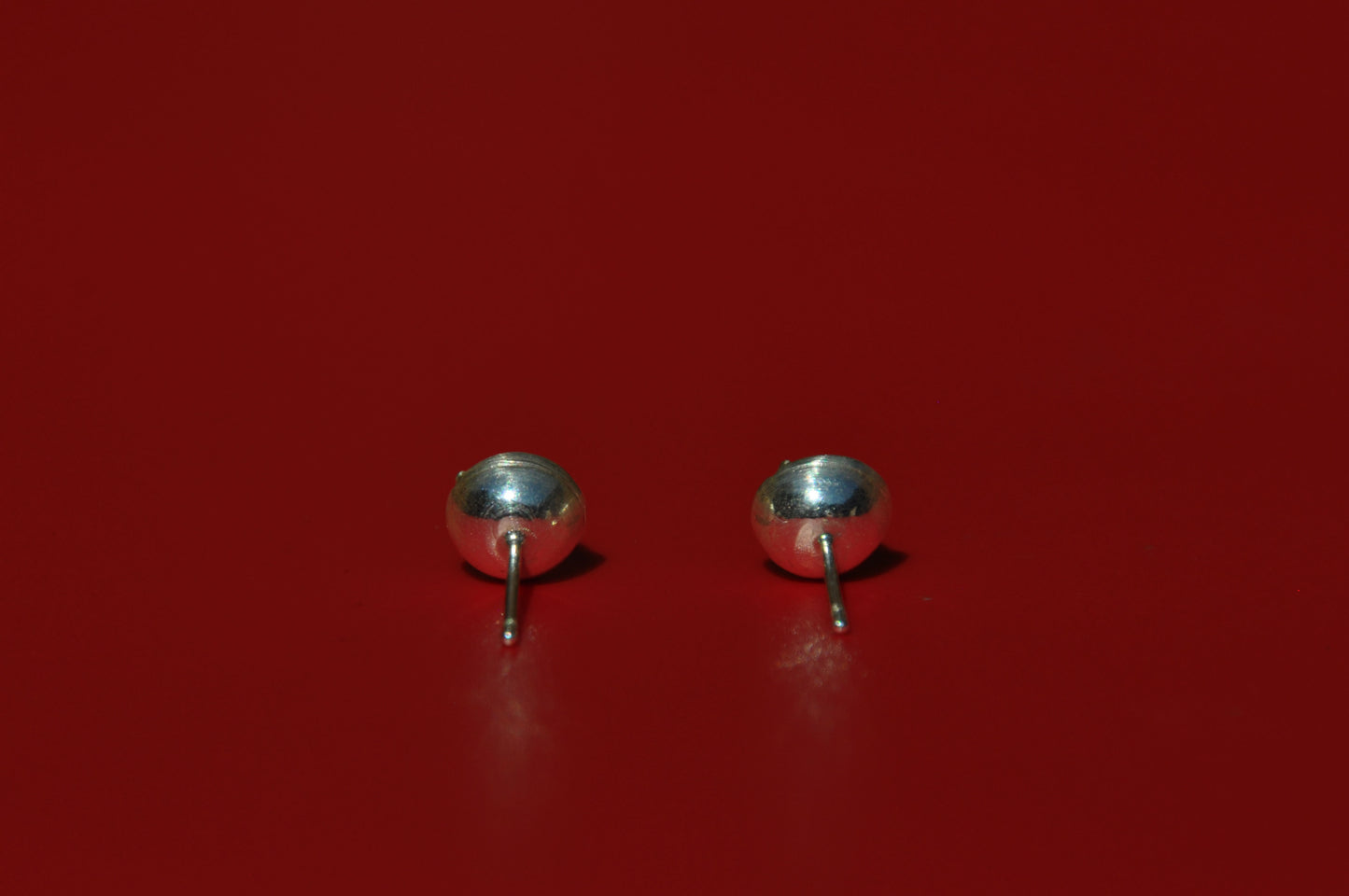 Rose Quartz Roller Stud Earrings