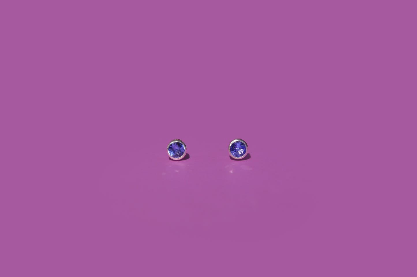 Tanzanite Stud Earrings