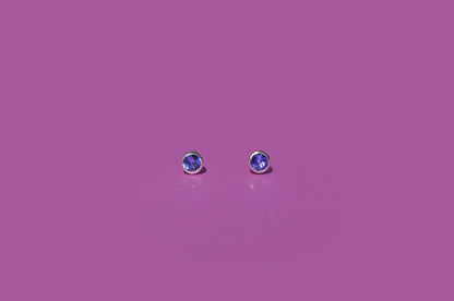 Tanzanite Stud Earrings