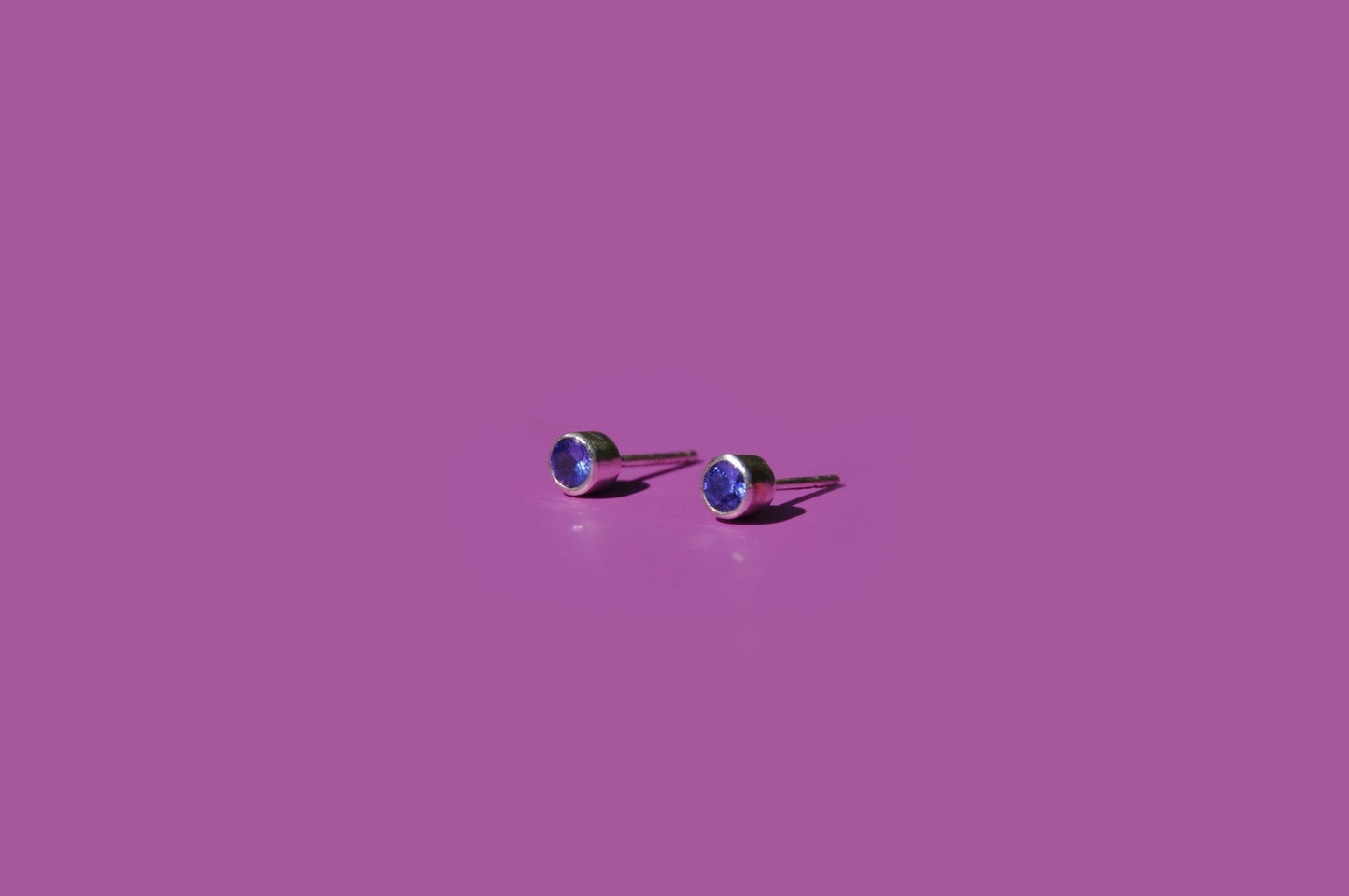 Tanzanite Stud Earrings