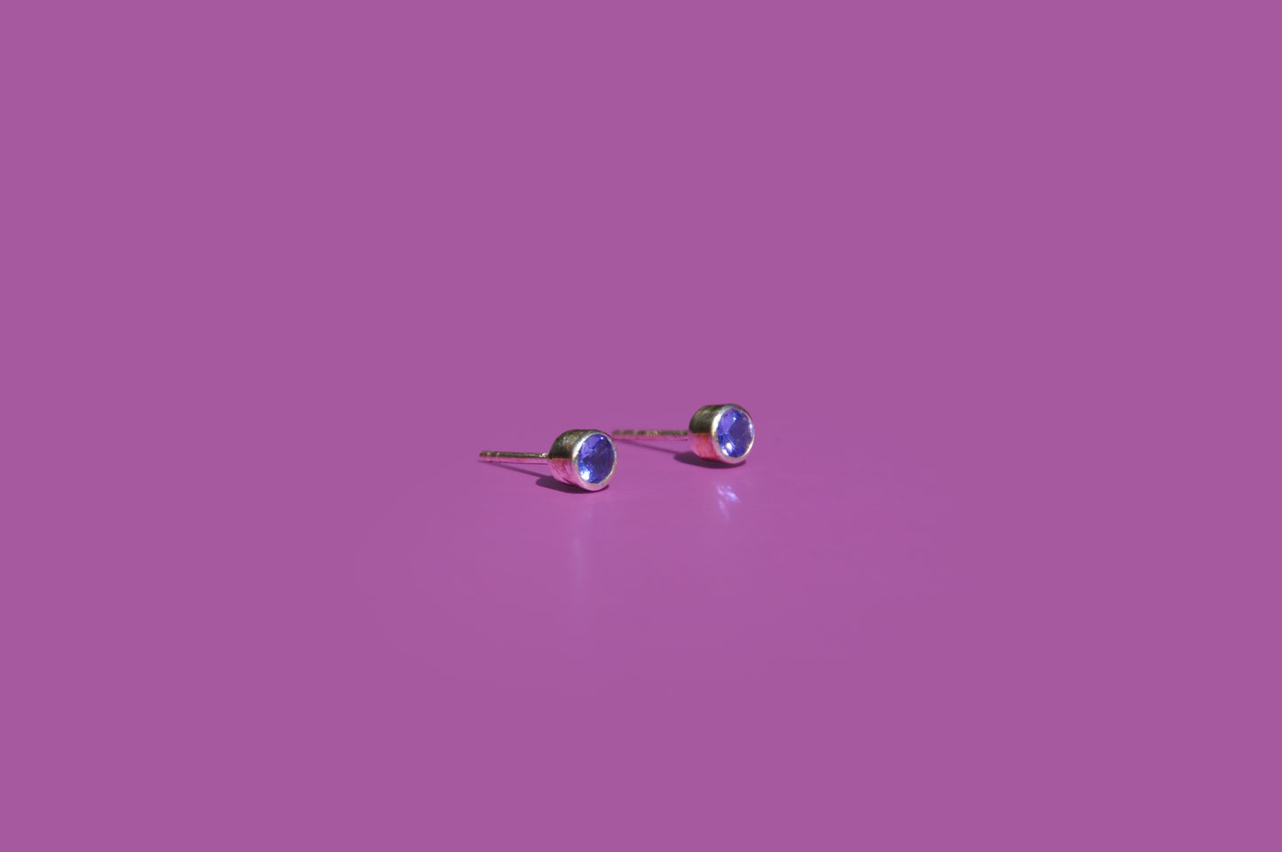 Tanzanite Stud Earrings