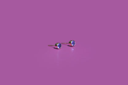 Tanzanite Stud Earrings