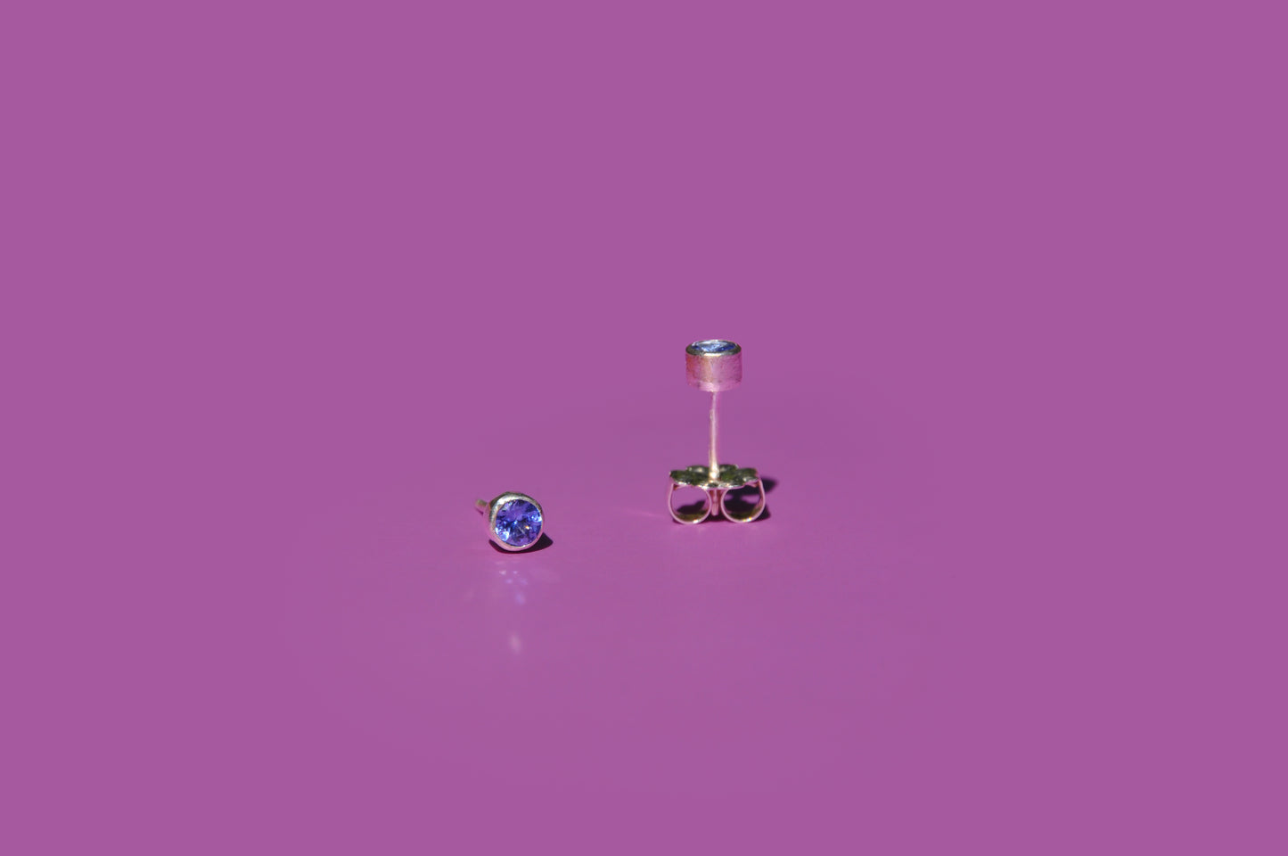 Tanzanite Stud Earrings