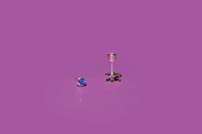 Tanzanite Stud Earrings