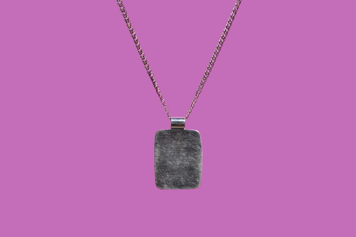 Trapiche Amethyst Pendant Necklace