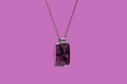 Trapiche Amethyst Pendant Necklace