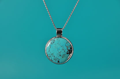 Hubei Turquoise Pendant Necklace