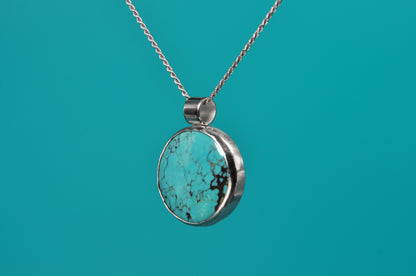 Hubei Turquoise Pendant Necklace