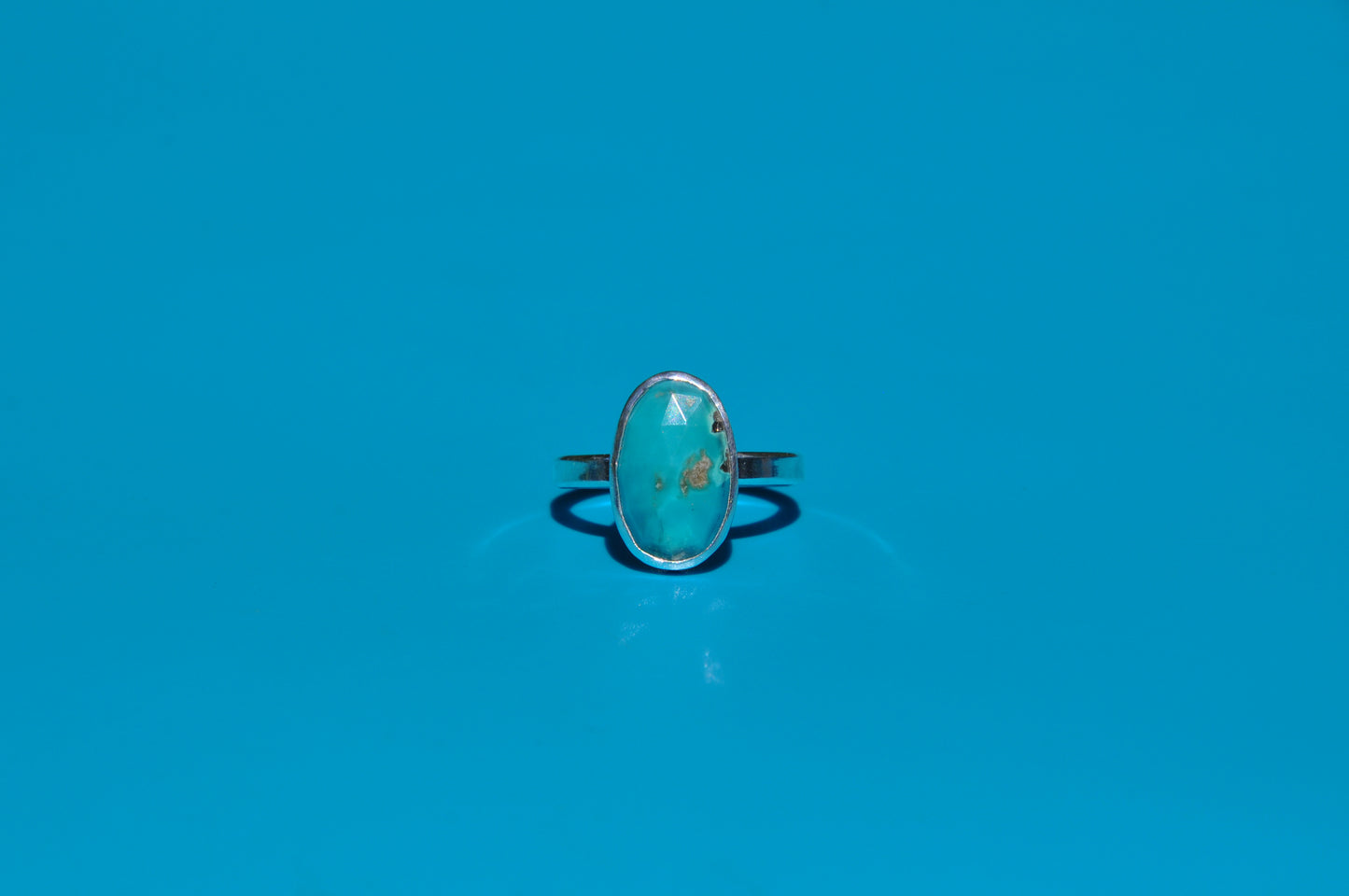 Persian Turquoise Rose Cut Ring