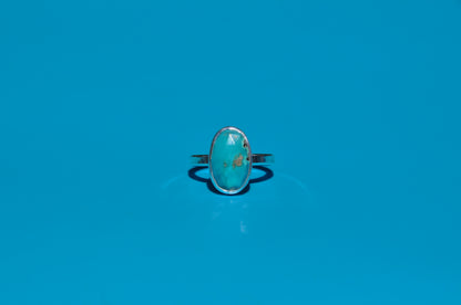 Persian Turquoise Rose Cut Ring
