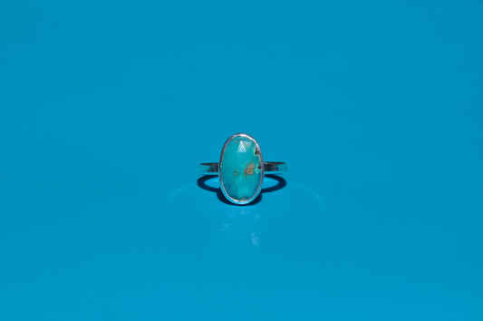 Persian Turquoise Rose Cut Ring