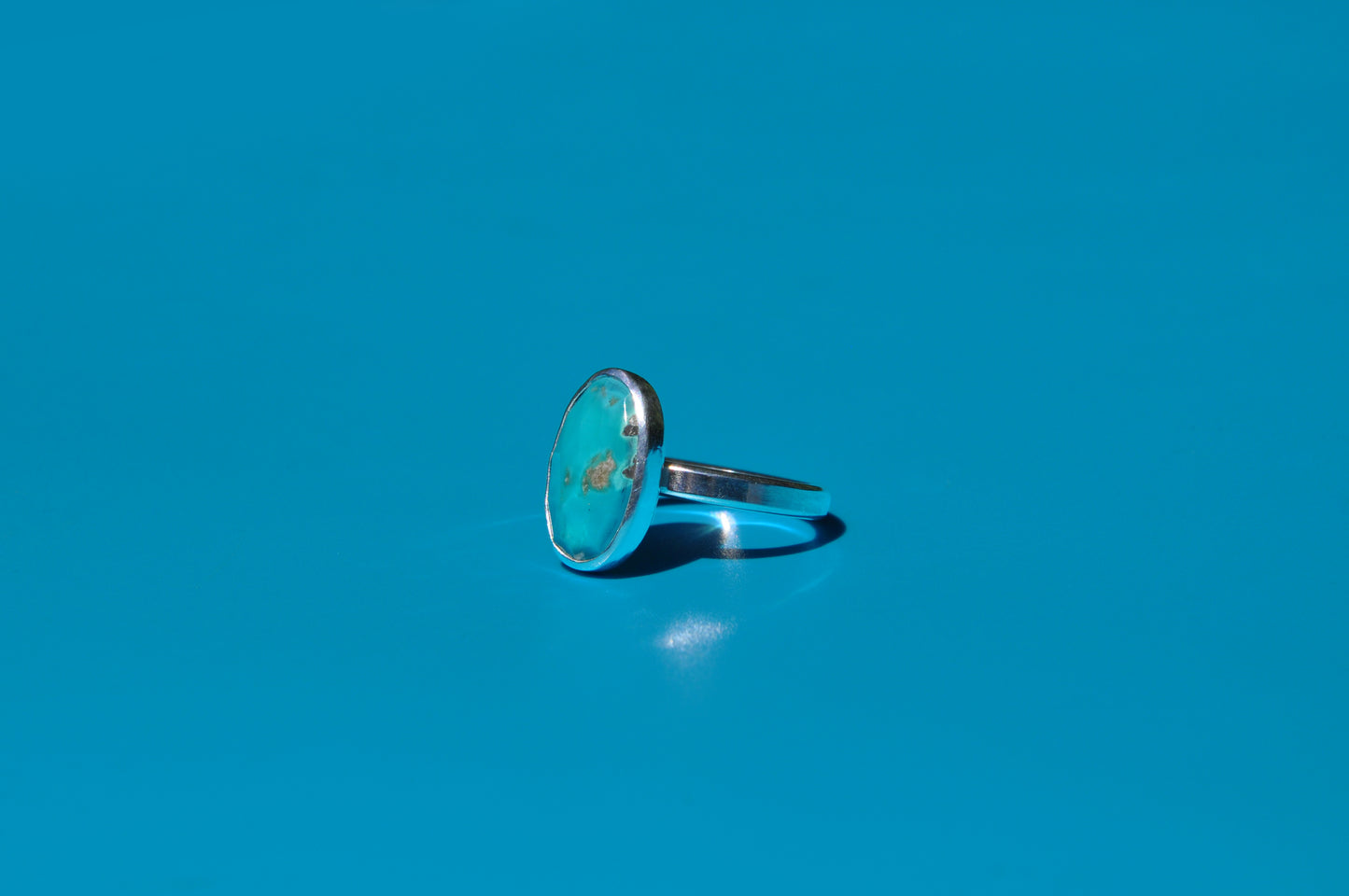 Persian Turquoise Rose Cut Ring