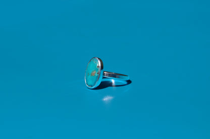 Persian Turquoise Rose Cut Ring