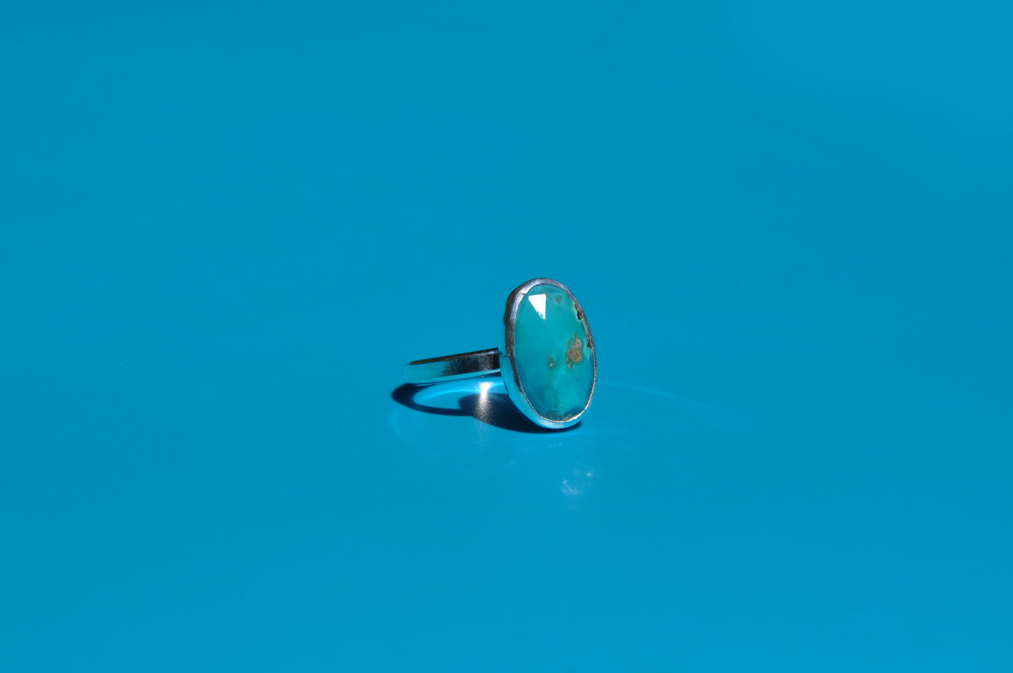 Persian Turquoise Rose Cut Ring