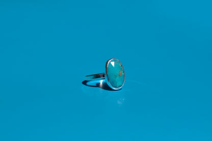 Persian Turquoise Rose Cut Ring
