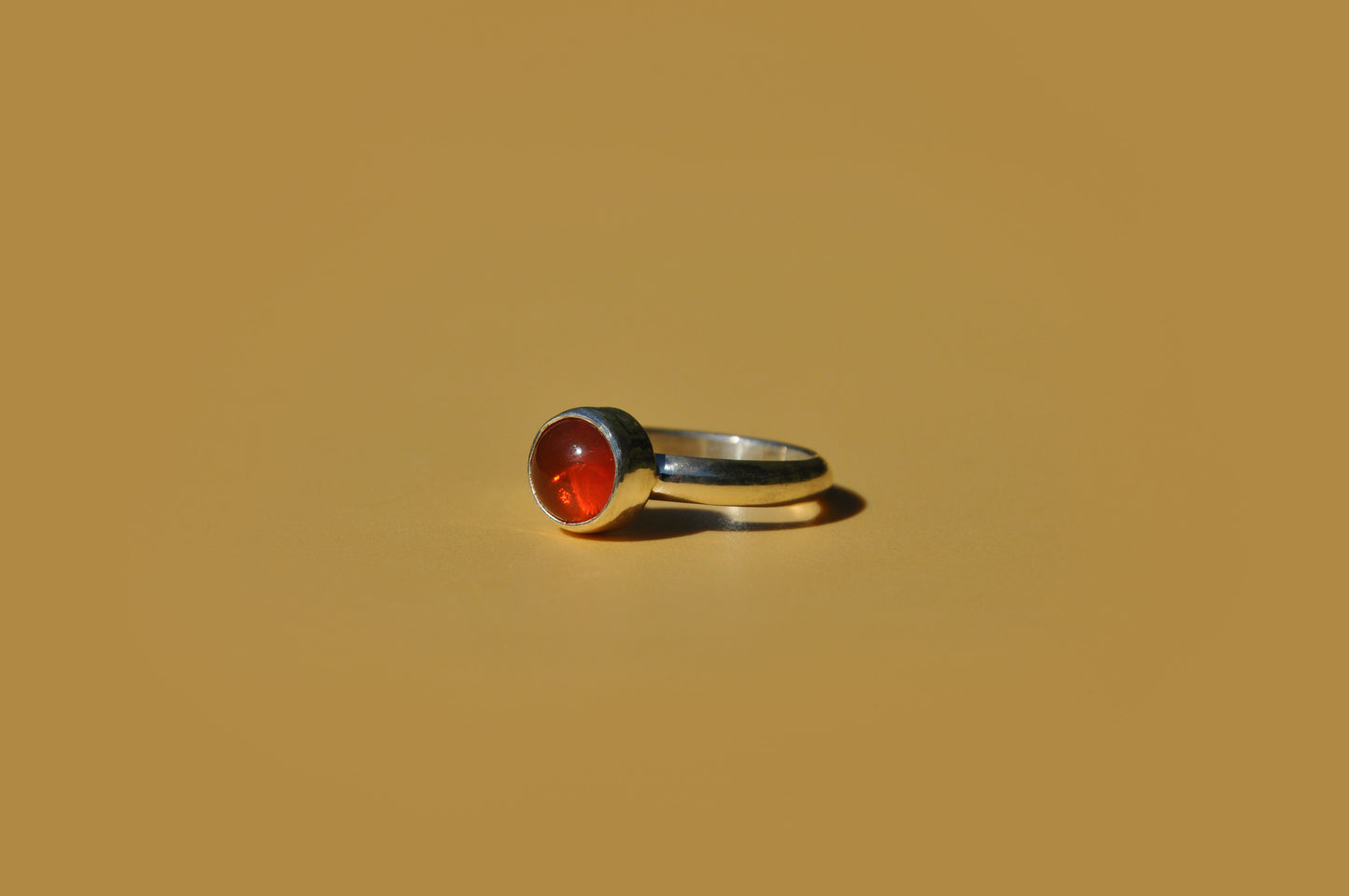Oregon Fire Opal Ring