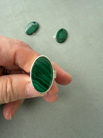 Custom Malachite Ring