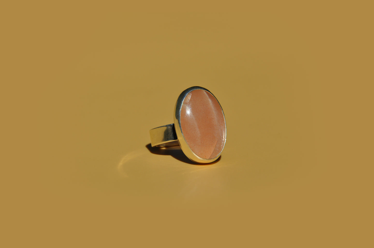 Sunstone Oval Ring