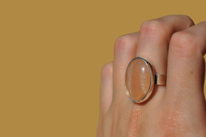 Sunstone Oval Ring