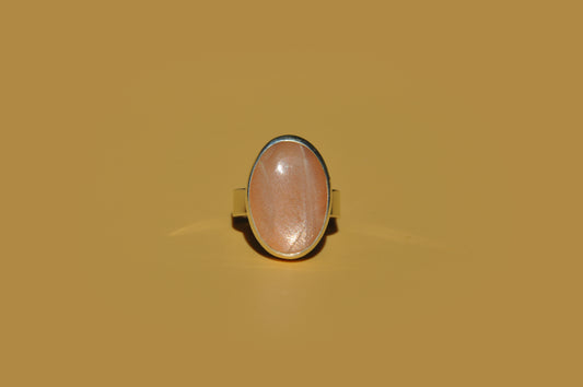 Sunstone Oval Ring