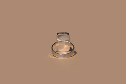 Tiger Eye Rectangle Ring