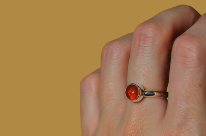 Oregon Fire Opal Ring